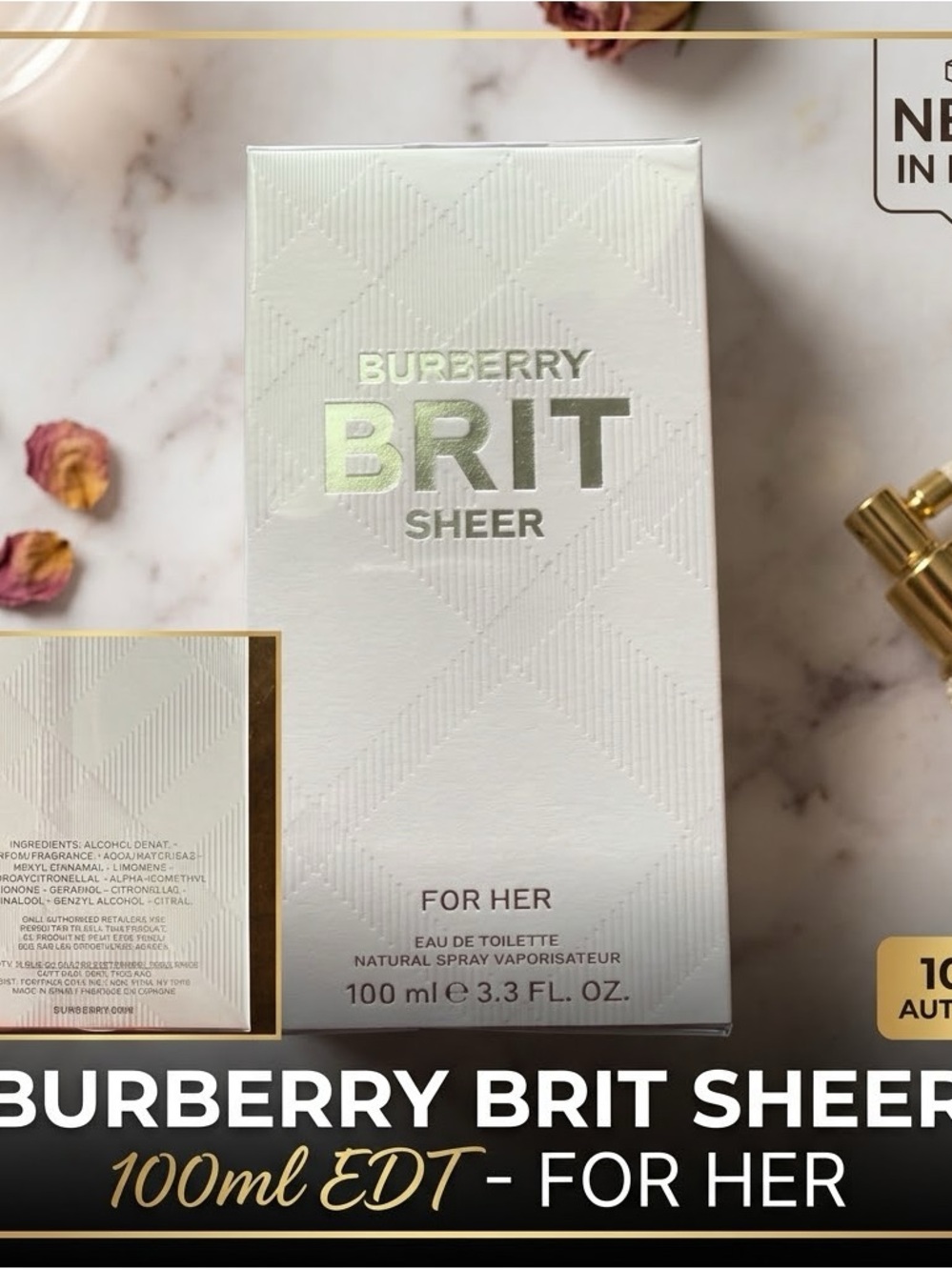 BURBERRY BRIT SHEER FOR HER